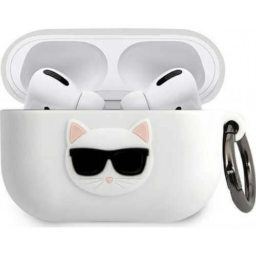 ΘΗΚΗ ΓΙΑ APPLE AIRPODS PRO KARL LAGERFELD WHITE KLACAPSILCHWH