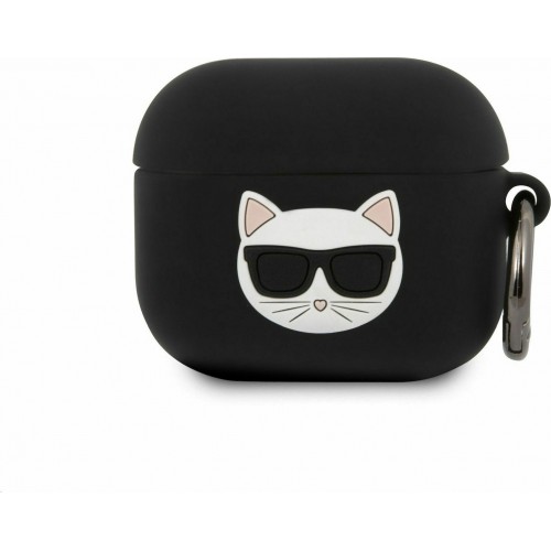 ΘΗΚΗ ΓΙΑ APPLE AIRPODS 3 KARL LAGERFELD KLACA3SILCHBK ORIGINAL BLACK