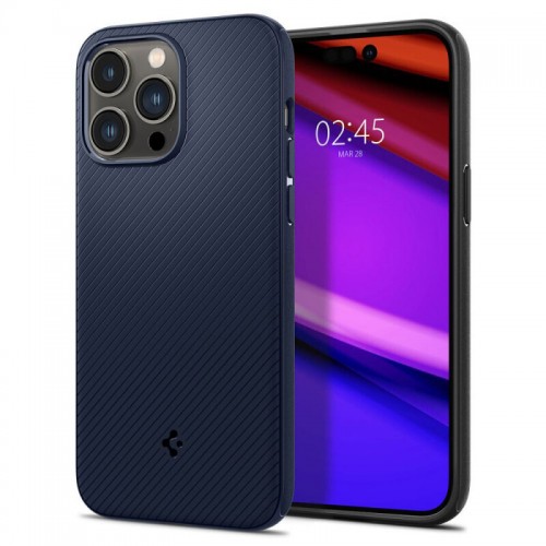 ΘΗΚΗ ΓΙΑ APPLE IPHONE 15 PRO SPIGEN MAG ARMOR NAVY BLUE ACS06598