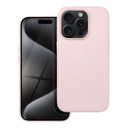 ΘΗΚΗ ΓΙΑ APPLE IPHONE 15 PRO MAX LEATHER MAG COVER HOT PINK