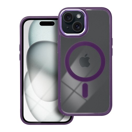 ΘΗΚΗ ΓΙΑ APPLE IPHONE 15 COLOR EDGE MAG COVER DEEP PURPLE