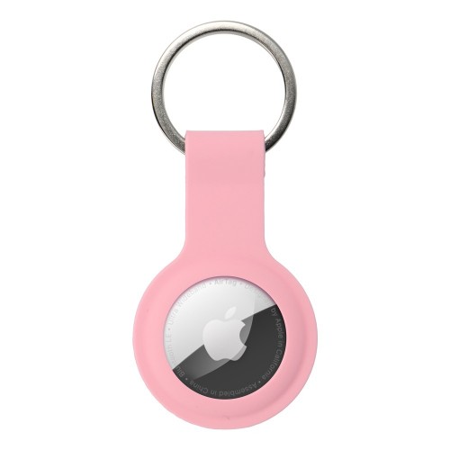 SILICONE HOLDER FOR APPLE AIRTAG PINK