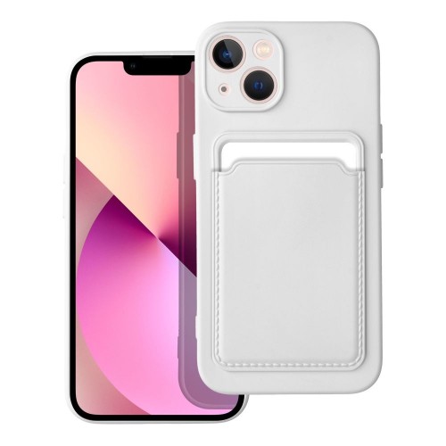 ΘΗΚΗ ΓΙΑ APPLE IPHONE 13 FORCELL CARD WHITE