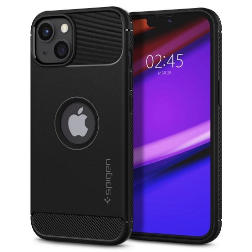 ΘΗΚΗ ΓΙΑ APPLE IPHONE 13 MINI SPIGEN RUGGED ARMOR MATTE BLACK ACS03314