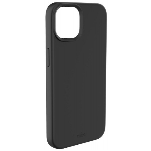 ΘΗΚΗ ΓΙΑ APPLE IPHONE 14 PLUS PURO ICON SILICON WITH MICROFIBER BLACK IPC1467ICONBLK