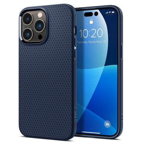 ΘΗΚΗ ΓΙΑ APPLE IPHONE 14 PRO SPIGEN LIQUID AIR NAVY BLUE ACS04958