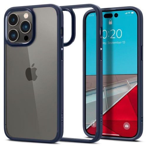 ΘΗΚΗ ΓΙΑ APPLE IPHONE 14 PRO SPIGEN ULTRA HYBRID NAVY BLUE ACS04962