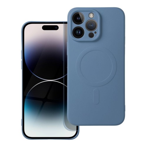 ΘΗΚΗ ΓΙΑ APPLE IPHONE 14 PRO SILICONE MAG COVER BLUE