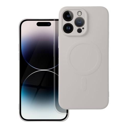 ΘΗΚΗ ΓΙΑ APPLE IPHONE 14 PRO MAX SILICONE MAG COVER ANTIQUE WHITE