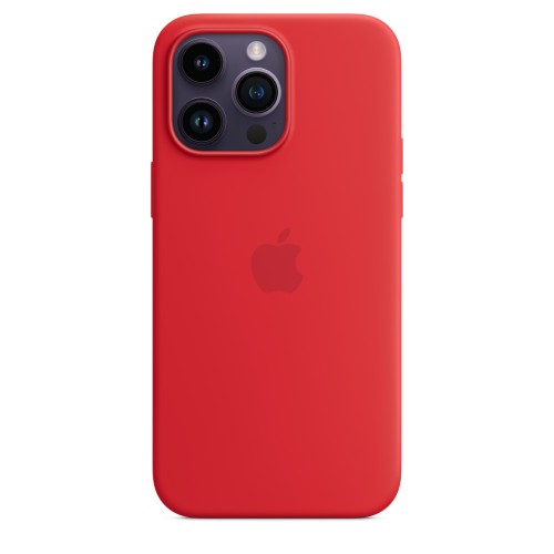 ΘΗΚΗ ΓΙΑ APPLE IPHONE 14 PRO MAX ORIGINAL SILICONE CASE RED WITH MAGSAFE MPTR3