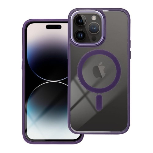 ΘΗΚΗ ΓΙΑ APPLE IPHONE 15 PRO COLOR EDGE MAG COVER DEEP PURPLE