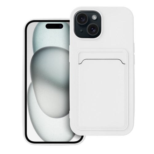 ΘΗΚΗ ΓΙΑ APPLE IPHONE 15 CARD WHITE