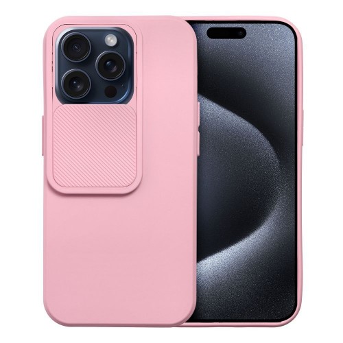 ΘΗΚΗ ΓΙΑ APPLE IPHONE 15 PRO SLIDE LIGHT PINK