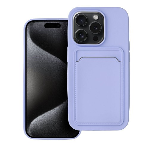 ΘΗΚΗ ΓΙΑ APPLE IPHONE 15 PRO CARD VIOLET