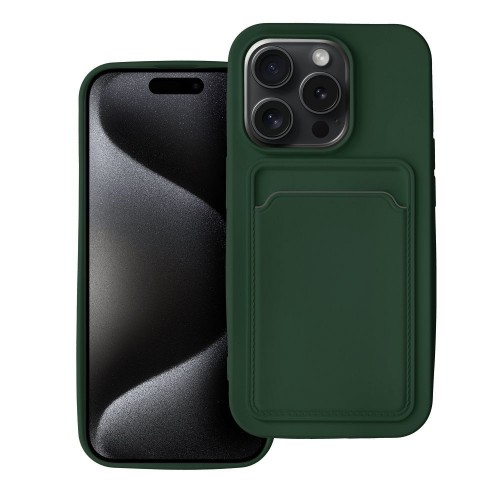 ΘΗΚΗ ΓΙΑ APPLE IPHONE 15 PRO MAX CARD GREEN