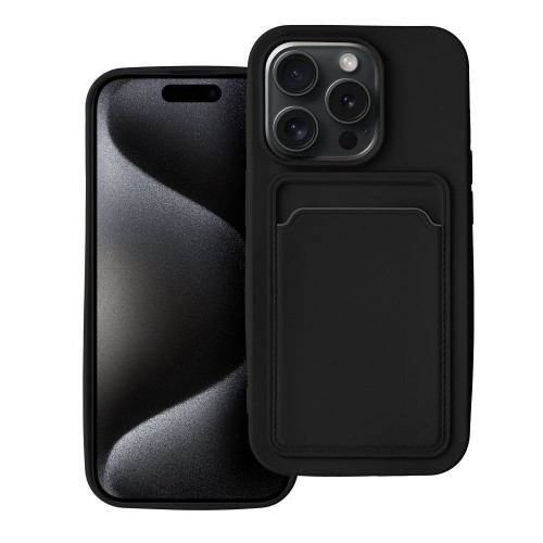 ΘΗΚΗ ΓΙΑ APPLE IPHONE 15 PRO CARD BLACK