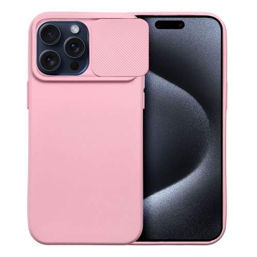 ΘΗΚΗ ΓΙΑ APPLE IPHONE 15 PRO MAX SLIDE LIGHT PINK