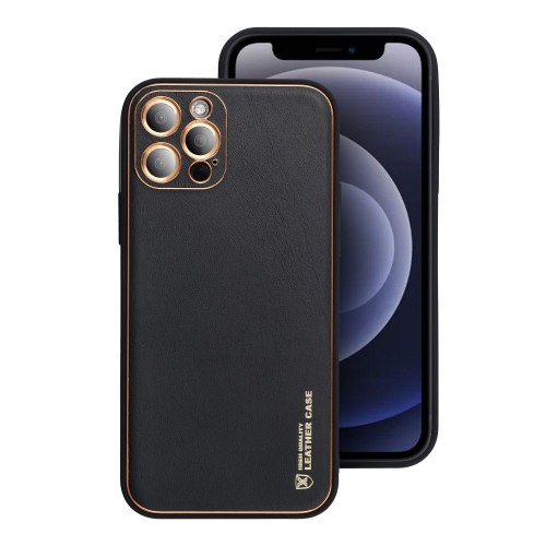 ΘΗΚΗ ΓΙΑ APPLE IPHONE 15 PRO MAX LEATHER BLACK