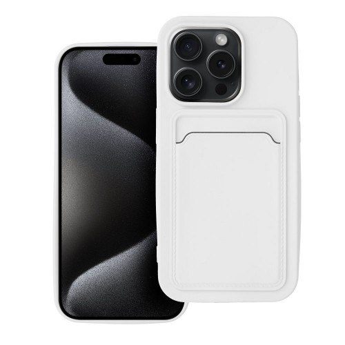 ΘΗΚΗ ΓΙΑ APPLE IPHONE 15 PRO CARD WHITE