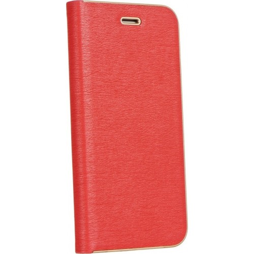 ΘΗΚΗ ΓΙΑ APPLE IPHONE 13 MINI FORCELL LUNA BOOK RED/GOLD