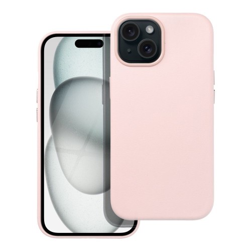 ΘΗΚΗ ΓΙΑ APPLE IPHONE 15 LEATHER MAG COVER HOT PINK