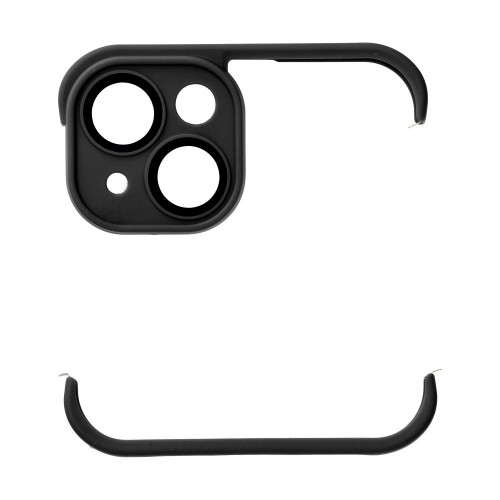 MINI BUMPERS FOR APPLE IPHONE 15 PLUS BLACK WITH CAMERA ISLAND PROTECTION