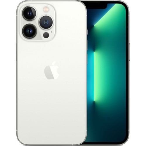 APPLE IPHONE 13 PRO MAX 128GB SILVER FLL73 CERTIFIED PREOWNED