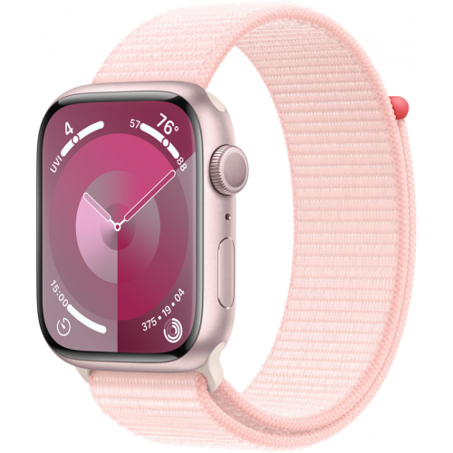 APPLE WATCH 9 45mm PINK ALUMINIUM LIGHT PINK SPORTLOOP MR9J3 EU