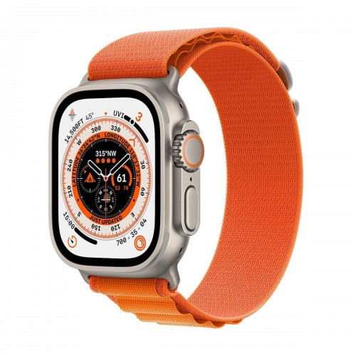 APPLE WATCH ULTRA 49mm TITANIUM ALPINE LOOP LARGE ORANGE EU MQFM3