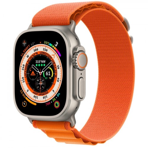 APPLE WATCH ULTRA 49mm TITANIUM ALPINE LOOP SMALL ORANGE EU MNHH3