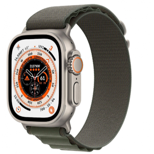 APPLE WATCH ULTRA 49mm TITANIUM ALPINE LOOP SMALL GREEN EU MNHJ3