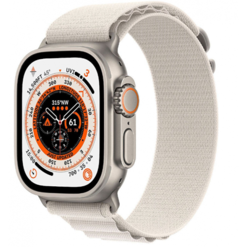 APPLE WATCH ULTRA 49mm TITANIUM ALPINE LOOP SMALL STARLIGHT EU MQFQ3