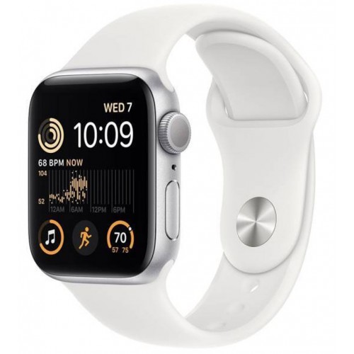 APPLE WATCH SE 40mm 2022 GPS WHITE SPORT BAND MNJV3 EU