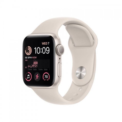 APPLE WATCH SE 44mm 2022 GPS STARLIGHT SPORT BAND MNJX3 EU