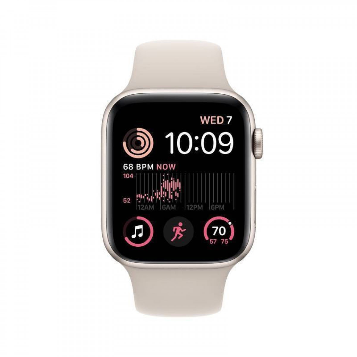 APPLE WATCH SE 40mm 2022 GPS STARLIGHT SPORT BAND MNJP3 EU
