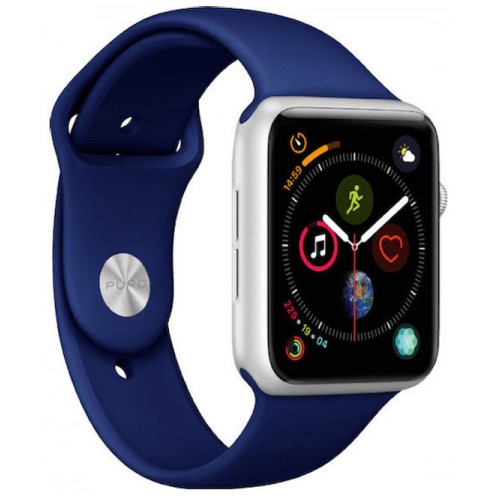 PURO BAND ICON 3PCS SET FOR APPLE WATCH 42/44/45 BLUE AW44ICONDKBLUE