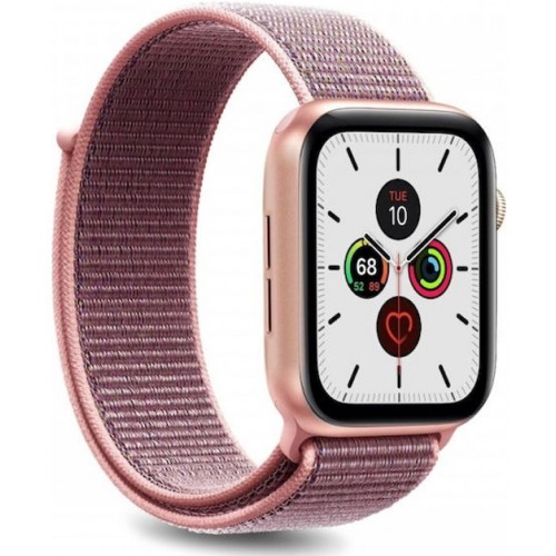 PURO SPORT NYLON BAND FOR APPLE WATCH 38/40/41 PINK AW40SPORTROSE