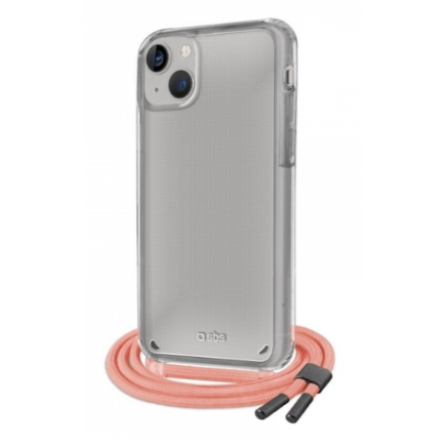ΘΗΚΗ ΓΙΑ APPLE IPHONE 14 SBS NECKLACE STRAP BACKCOVER SALMON SCROPEIP1461S