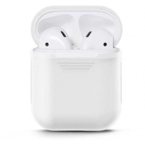 Θηκη για Apple Airpods Senso Silicone White SEBPG2W