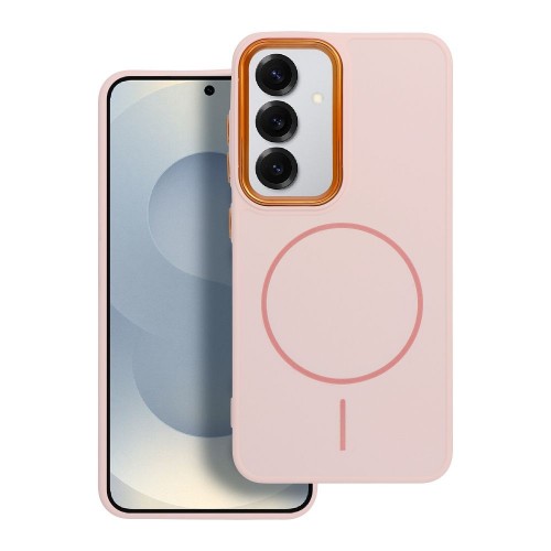 ΘΗΚΗ ΚΙΝ. ΤΗΛ. FRAME MAG COVER COMPATIBLE WITH MAGSAFE SAMSUNG A56 POWDER PINK