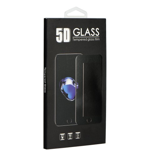 Tempered Glass 9h for Huawei Y5P 5D Full Glue Black