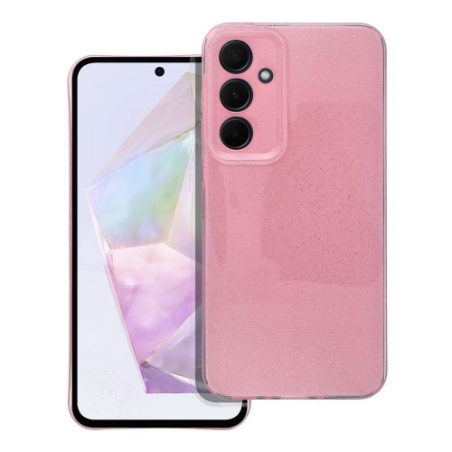 ΘΗΚΗ ΚΙΝ. ΤΗΛ. SAMSUNG A35 5G TPU CLEAR BLINK 2mm PINK
