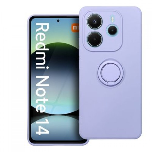 ΘΗΚΗ ΚΙΝ. ΤΗΛ. SILICONE RING XIAOMI REDMI NOTE 14 5G VIOLET