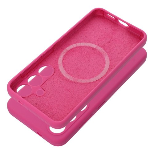 ΘΗΚΗ ΚΙΝ. ΤΗΛ. SILICONE MAG COVER SAMSUNG S25 PLUS PINK