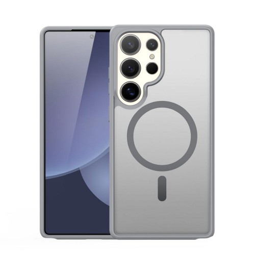 ΘΗΚΗ ΚΙΝ. ΤΗΛ. SAMSUNG S25 ULTRA DUX DUCIS YIND COMPATIBLE WITH MAGSAFE GREY