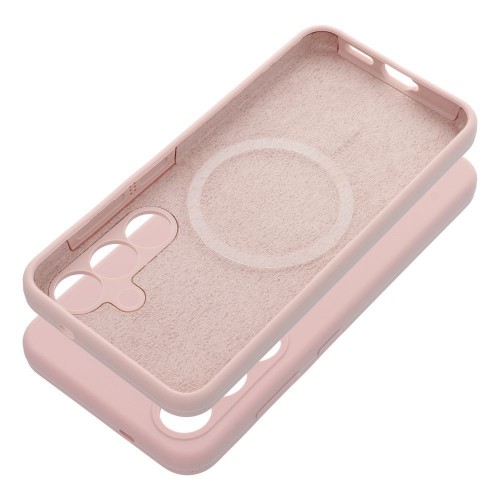 ΘΗΚΗ ΚΙΝ.ΤΗΛ. SAMSUNG S25 ULTRA SILICONE 2mm COMPATIBLE WITH MAGSAFE SAND PINK