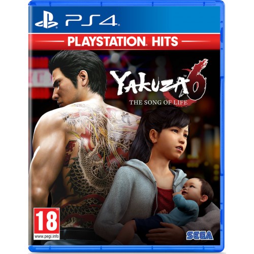 PS4 YAKUZA 6 SONG OF LIFE GAME (HITS)