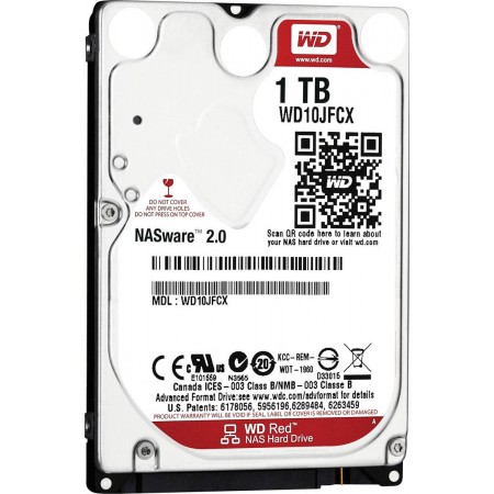 HDD WD RED NAS 1TB 2.5" SATA 3 WD10JFCX