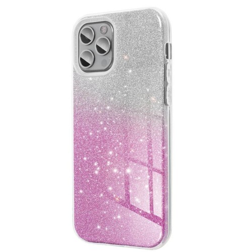 ΘΗΚΗ ΚΙΝ. ΤΗΛ. SHINING SAMSUNG A36 5G TRANSPARENT PINK